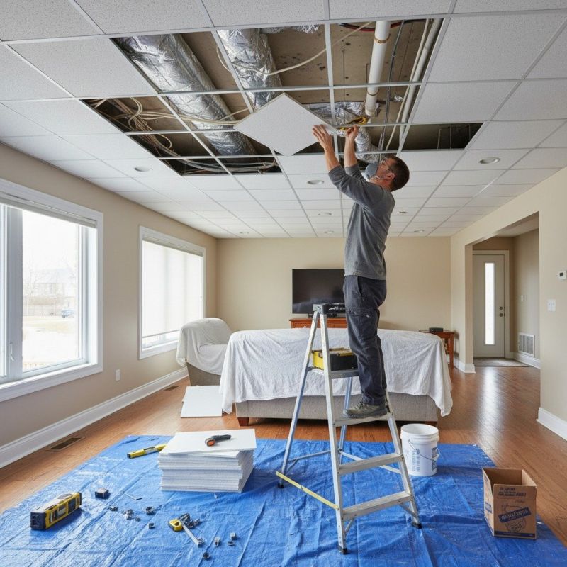 Suspended Ceiling Repair in Arvada, CO